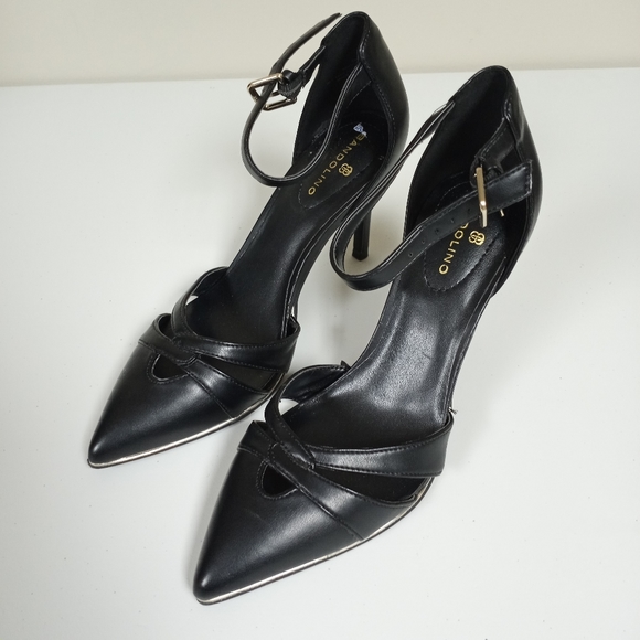 Bandolino Shoes - Bandolino Black Ankle Strap Heels
